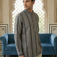 Stripe Pattern Cotton Blend Ethnic Kurta ( 65KO 5482Grey S ) [FF] [K-13]