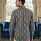 Stylish All-Over Print Casual Ethnic Short Kurta ( 65KO 5483Grey S ) [FF] [A-1-4]