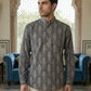Stylish All-Over Print Casual Ethnic Short Kurta ( 65KO 5483Grey S ) [FF] [A-1-4]