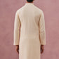 Viscose Rayon Traditional Embroidered Kurta (65KO 5330 Beige ) [FF] [1-1-9]