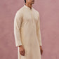 Viscose Rayon Traditional Embroidered Kurta (65KO 5330 Beige ) [FF] [1-1-9]