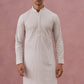 Viscose Rayon Traditional Embroidered Kurta (65KO 5330 Grey ) [FF] [1-1-9]