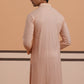Viscose Rayon Traditional Embroidered Kurta ( 65KO 5330 Peach ) [FF] [1-1-9]