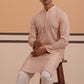 Viscose Rayon Traditional Embroidered Kurta ( 65KO 5330 Peach ) [FF] [1-1-9]