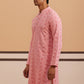 Sequin-Embellished Rayon Embroidered Kurta ( 65KO 5331 Peach ) [FF] [O-6]