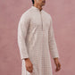 Men’s Rayon Sequin Embroidered Kurta (65KO 5332 Beige ) [FF] [E-8-7]