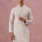 Men’s Rayon Sequin Embroidered Kurta (65KO 5332 Beige ) [FF] [E-8-7]