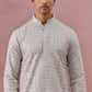 Men’s Rayon Sequin Embroidered Kurta (65KO 5332 Grey ) [FF] [E-8-7]