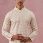 Men’s Rayon Sequin Embroidered Kurta (65KO 5332 Yellow ) [FF] [E-8-7]