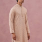 Rayon Embroidered Kurta for Men (65KO 5333 Beige ) [FF] [Q-18]