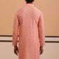 Rayon Embroidered Kurta for Men ( 65KO 5333 Peach ) [FF] [Q-18]