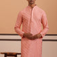 Rayon Embroidered Kurta for Men ( 65KO 5333 Peach ) [FF] [Q-18]