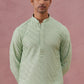 Rayon Embroidered Kurta for Men ( 65KO 5333 Pista ) [FF] [Q-18]