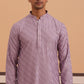Rayon Embroidered Kurta for Men (65KO 5333 Purple ) [FF] [Q-18]
