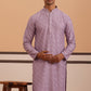 Rayon Embroidered Kurta for Men (65KO 5333 Purple ) [FF] [Q-18]