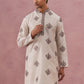 Silk Blend Black Kurta for Men ( 65KO 5337 Cream ) [FF] [A-1-4]
