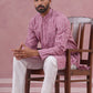 Men’s Ethnic Embroidered Kurta ( 65KO 5339 Lavender ) [FF] [P-12]