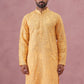 Men’s Ethnic Embroidered Kurta (65KO 5339 Yellow ) [FF] [P-12]
