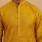 Silk Blend Embroidered & Sequinned Kurta ( 65KO 5340 Mustard ) [FF] [P-15]