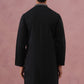 Men Ethnic Embroidered Kurta (65KO 5342 Black ) [FF] [B-1-2]