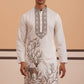 Men Ethnic Embroidered Kurta (65KO 5342 White ) [FF] [B-1-2]