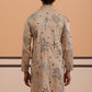 Botanical Embroidered Cotton Blend Kurta for Men (65KO 5344 Beige ) [FF] [Q-4]