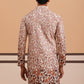 Men’s Printed Kurta with Embroidered Detailing ( 65KO 5349 Peach ) [FF] [Q-12-13]