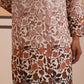 Men’s Printed Kurta with Embroidered Detailing ( 65KO 5349 Peach ) [FF] [Q-12-13]