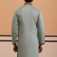Men’s Silk Blend Embroidered Kurta (65KO 5350 Blue ) [FF] [A-1-4]