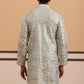 Premium Silk Blend Embroidered Kurta (65KO 5351 Blue ) [FF] [B-1-2]