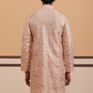 Premium Silk Blend Embroidered Kurta ( 65KO 5351 Peach ) [FF] [B-1-2]