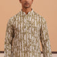 Olive Ethnic Printed Kurta for Men ( 65KO 5352 Olive ) [FF] [F-2-3]