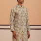 Olive Ethnic Printed Kurta for Men ( 65KO 5352 Olive ) [FF] [F-2-3]