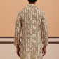 Olive Ethnic Printed Kurta for Men ( 65KO 5352 Olive ) [FF] [F-2-3]