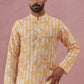 Yellow Ethnic Printed Kurta for Men (65KO 5352 Yellow ) [FF] [F-2-3]