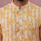 Yellow Ethnic Printed Kurta for Men (65KO 5352 Yellow ) [FF] [F-2-3]