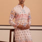 Men’s Cotton Blend Festive Printed Kurta ( 65KO 5353 Peach ) [FF] [A-1-4]
