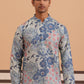 Men’s Printed Cotton Blend Kurta (65KO 5354 Blue ) [FF] [D-1]