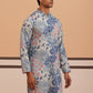 Men’s Printed Cotton Blend Kurta (65KO 5354 Blue ) [FF] [D-1]