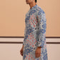 Men’s Printed Cotton Blend Kurta (65KO 5354 Blue ) [FF] [D-1]