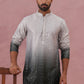 Ombre Silk Blend Kurta with Sequin Work (65KO 5357 Grey ) [FF] [Q-12-13]