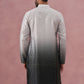 Ombre Silk Blend Kurta with Sequin Work (65KO 5357 Grey ) [FF] [Q-12-13]