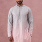 Ombre Silk Blend Kurta with Sequin Work ( 65KO 5357 Peach ) [FF] [Q-12-13]