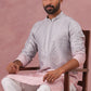 Ombre Silk Blend Kurta with Sequin Work ( 65KO 5357 Peach ) [FF] [Q-12-13]