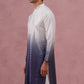 Ombre Silk Blend Kurta with Sequin Work (65KO 5357 Purple ) [FF] [Q-12-13]