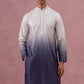 Ombre Silk Blend Kurta with Sequin Work (65KO 5357 Purple ) [FF] [Q-12-13]