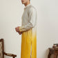 Ombre Silk Blend Kurta with Sequin Work ( 65KO 5357Yellow S ) [FF] [Q-12-13]