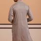 Men's Geometric Embroidered Kurta (65KO 5358 Grey ) [FF] [P-15]