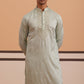 Men's Geometric Embroidered Kurta ( 65KO 5358 Pista ) [FF] [P-15]