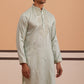 Men's Geometric Embroidered Kurta ( 65KO 5358 Pista ) [FF] [P-15]